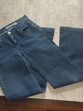 DKNY Dark Blue Flare Jeans for Women